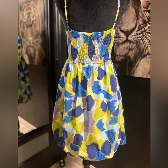 💙💛EUC SUPER CUTE SPAGHETTI STRAP SUMMER DRESS SZ L💙💛 - Picture 8 of 8